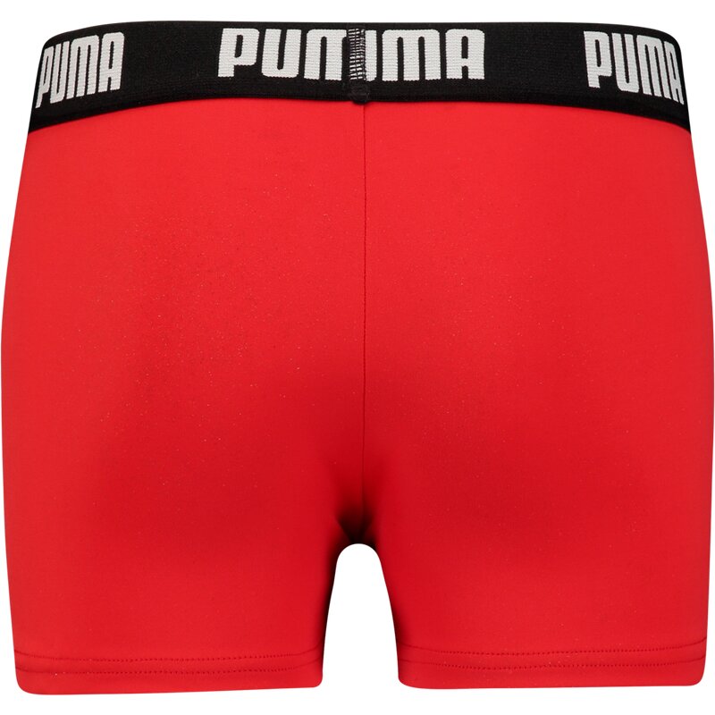 Плавки-Шорты для мальчиков с логотипом 1 шт. Puma, красный — фото 2