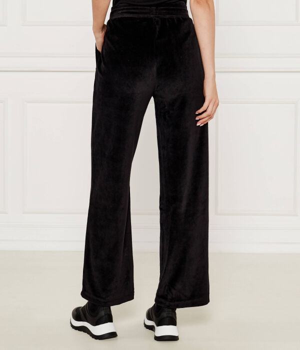 Брюки бархатные Flare fit Boss, черный — фото 3
