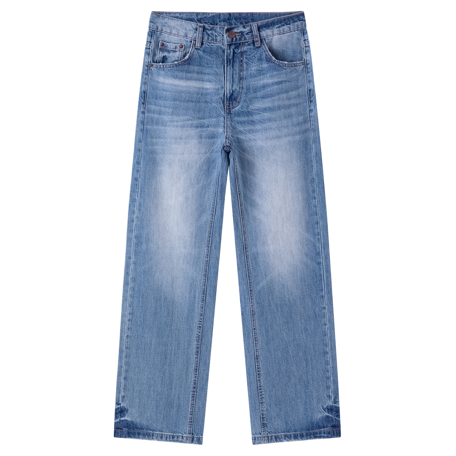 

Jeep Джинсы Unisex P765MWN008 Cracked Blue Moderate Straight Fit