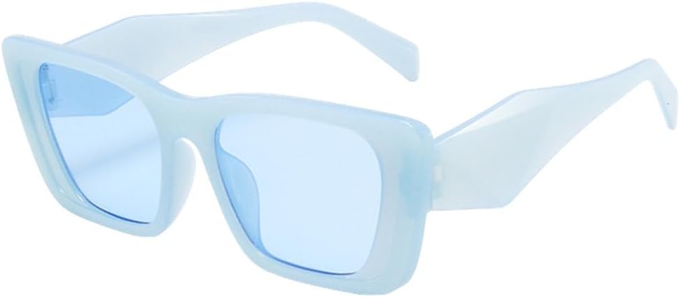 

Модные солнцезащитные очки большого размера для женщин, винтажные, в крупной оправе, роскошные солнцезащитные очки для женщин с защитой от УФ-излучения UV400 TYUVIVO, Blue Blue