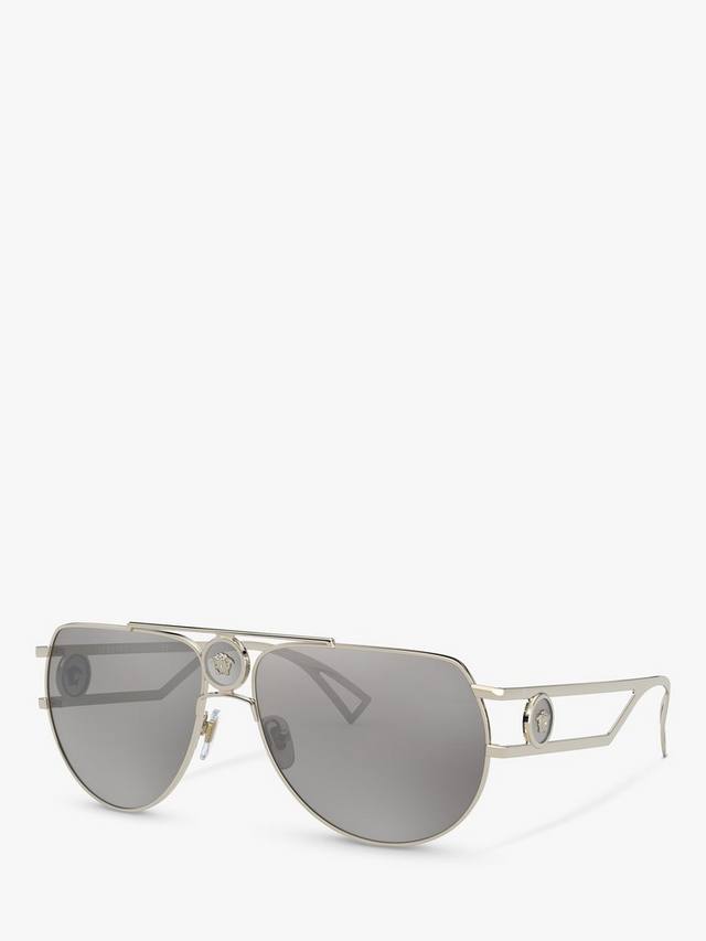 

Мужские солнцезащитные очки pilot ve2225 Versace, цвет Pale Gold