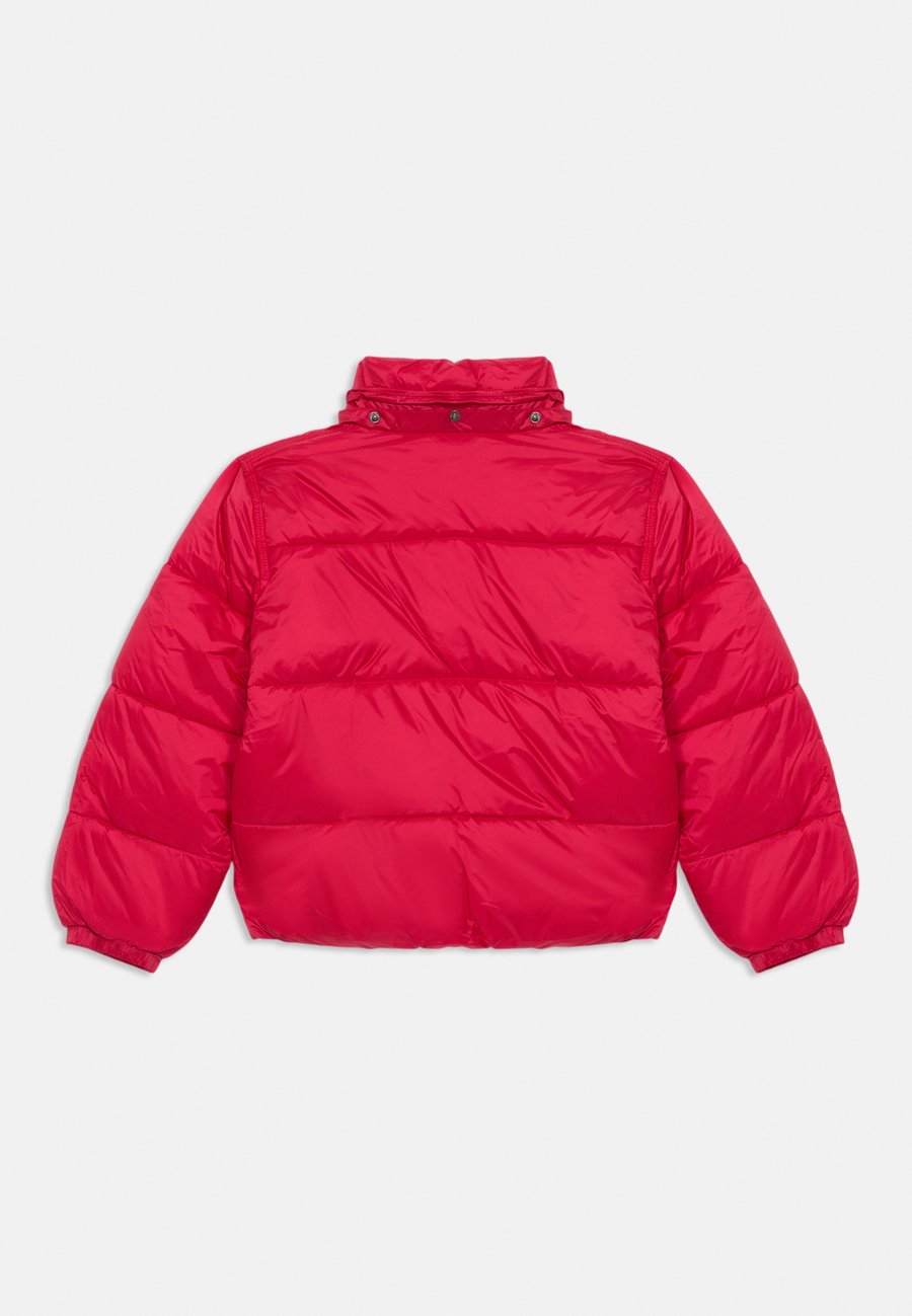 Зимняя куртка Tommy Hilfiger HOODED SHINY PUFFER UNISEX, Ruby Rhubarb/Red — фото 3