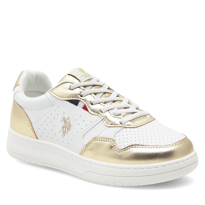 Кроссовки U.S. Polo Assn. DENNY004A Blanco, белое золото — фото 2