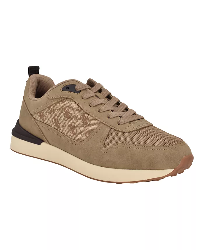 

Мужские кроссовки-джоггеры Olivos с брендированием GUESS, коричневый