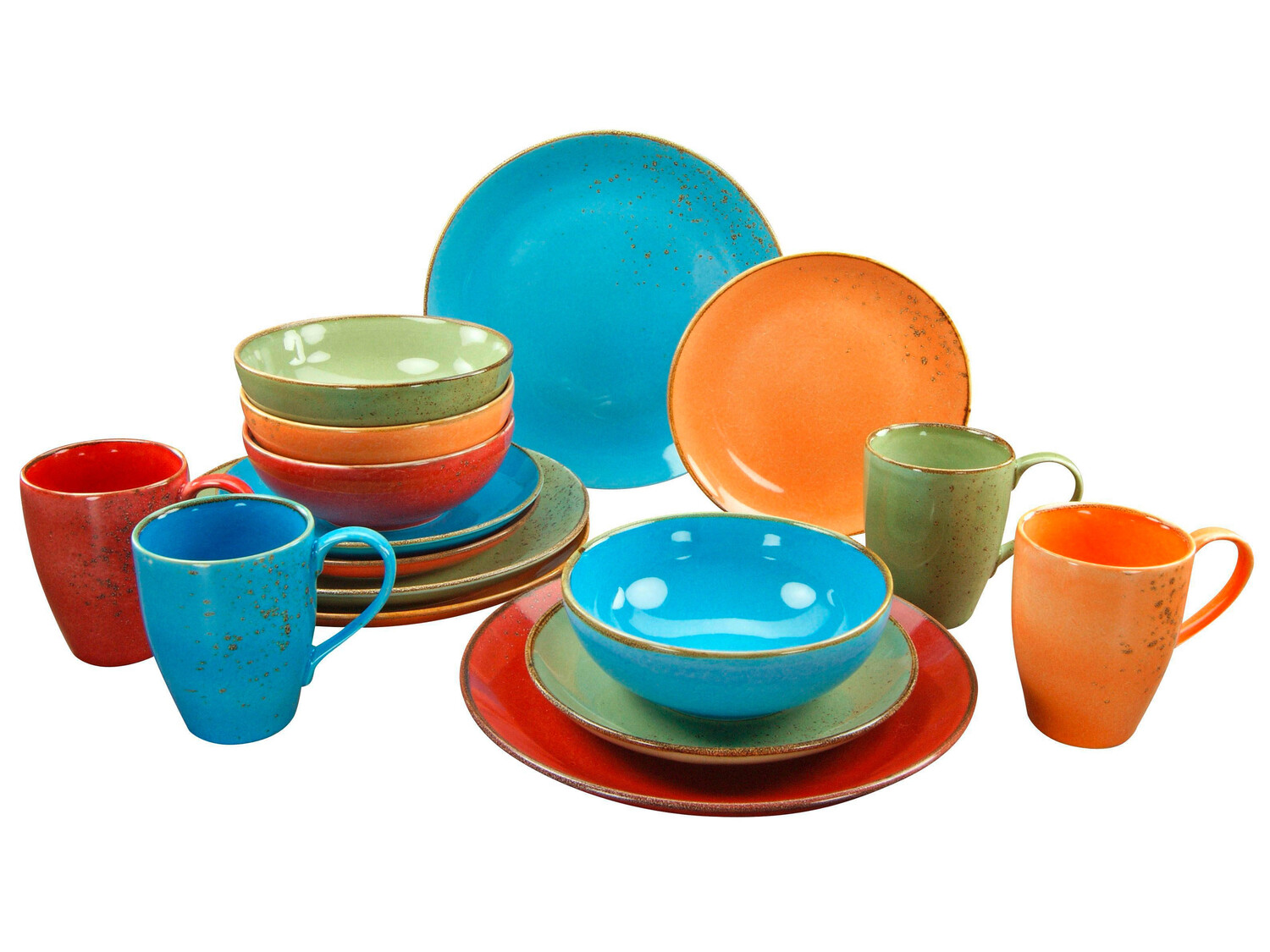 

Комбинированный сервиз 16 предметов nature collection mediterranean Creatable, мультиколор