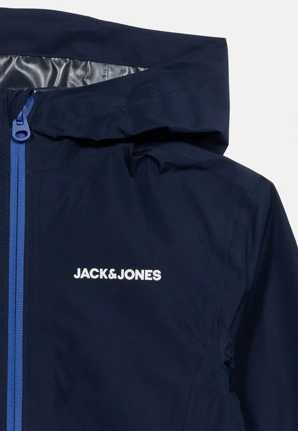 Водонепроницаемая куртка jjeflynn Jack & Jones Junior, Navy Blazer/Surf The Web — фото 3