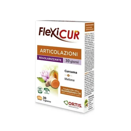 

Flexicur Joint Supplement — 30-дневный запас, 30 таблеток Ortis