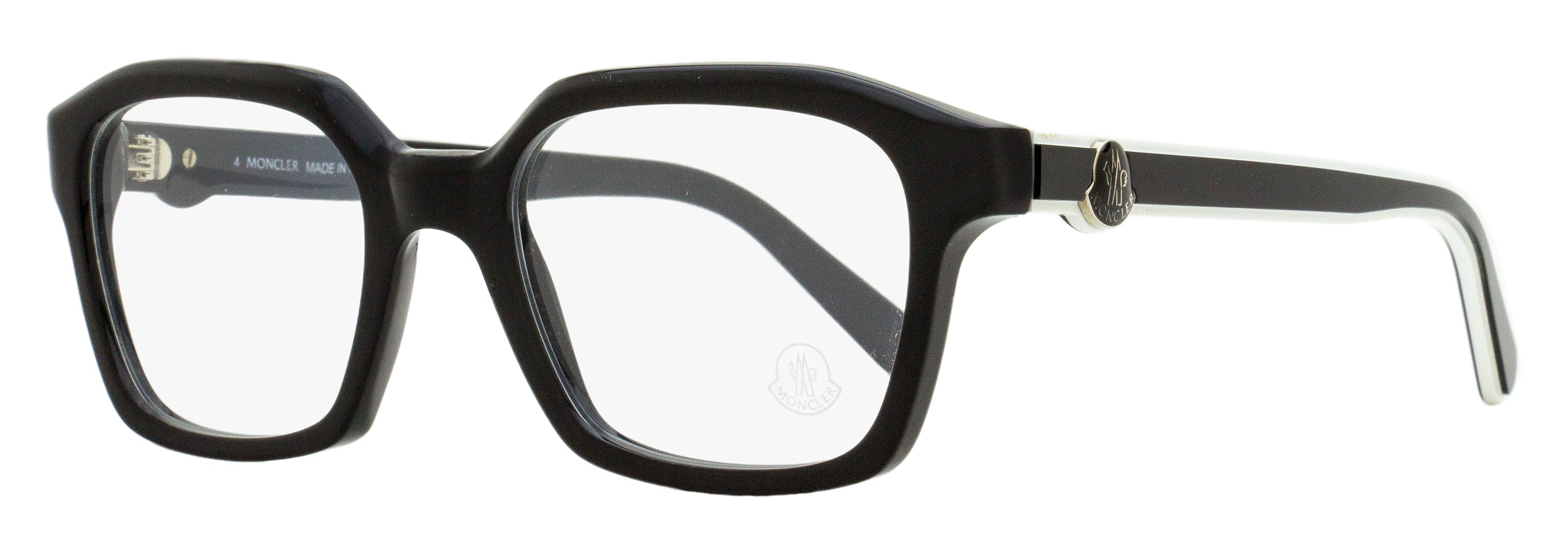 

Moncler Unisex Прямоугольные очки ML5181 001 Черный/Белый 52 мм