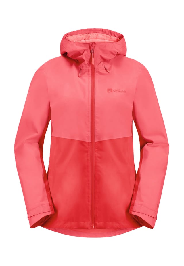 

Функциональная куртка "weiltal" капюшон дышащий Jack Wolfskin, красный