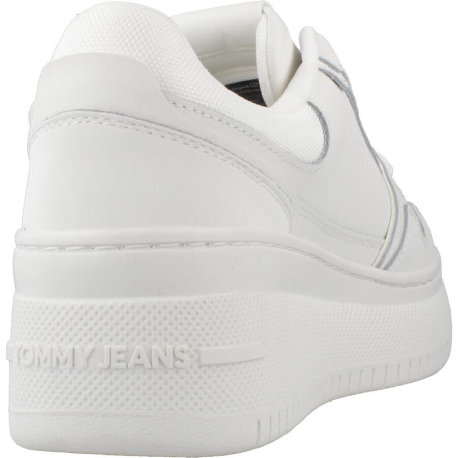 TOMMY HILFIGER Кроссовки Tommy Jeans модель Tjw Retro Basket Flatfor цвет белый — фото 3