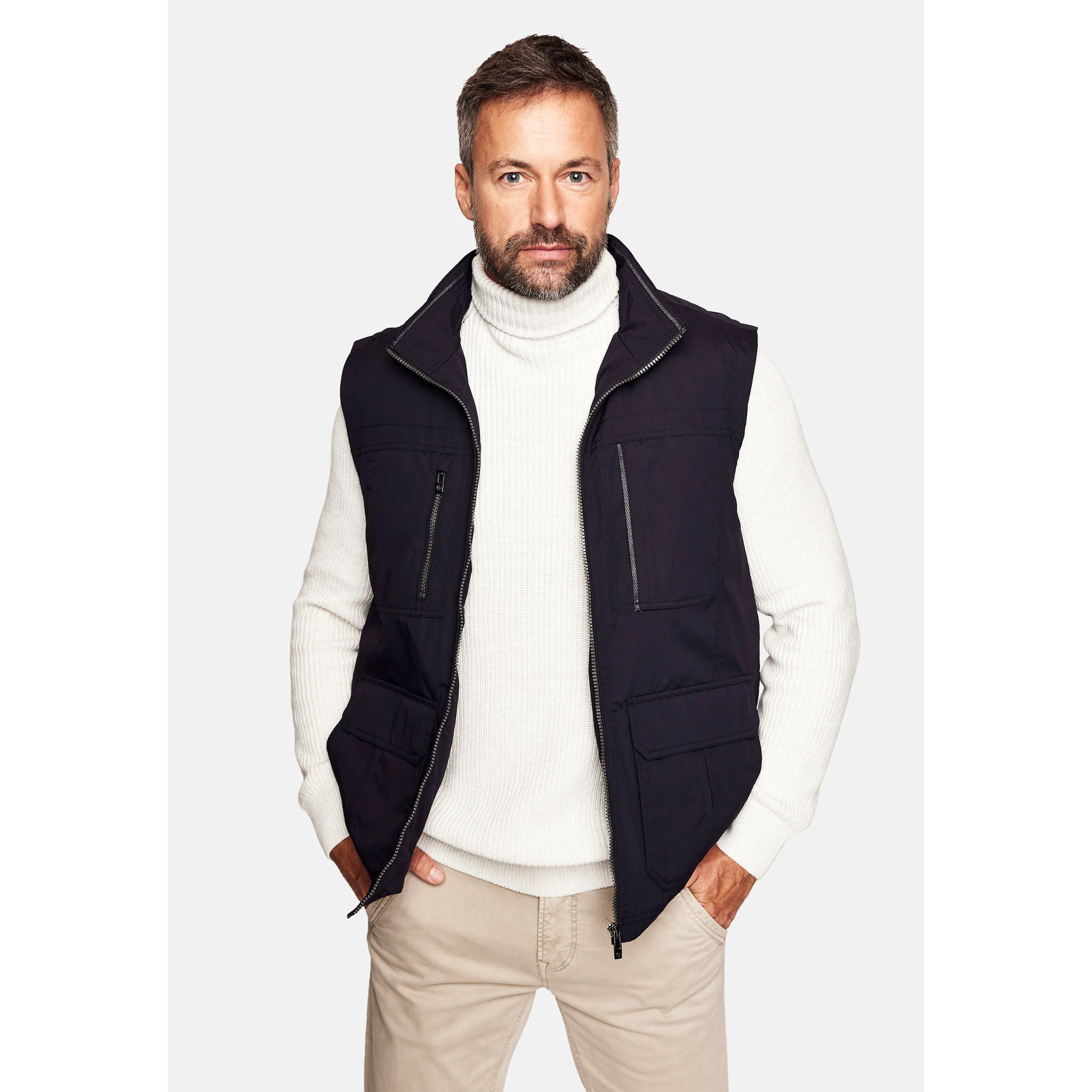 

Стеганый жилет Cabano "Cotton Touch Vest" в водоотталкивающем качестве, синий