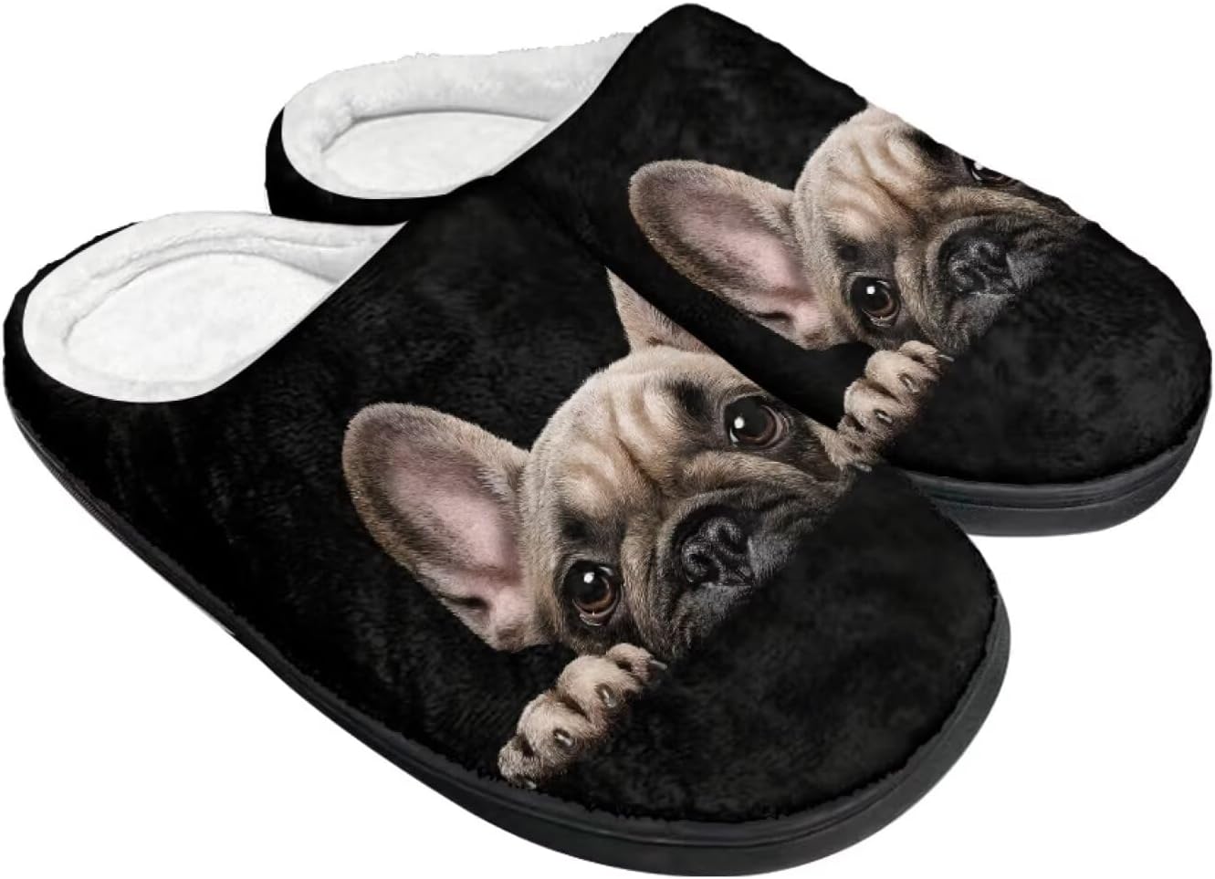 

Уютные пушистые домашние тапочки для женщин и мужчин, закрытые плоские плюшевые хлопковые тапочки для дома, мягкая нескользящая резиновая подошва, тапочки для дома и улицы Wanzuoeng, черный/коричневый