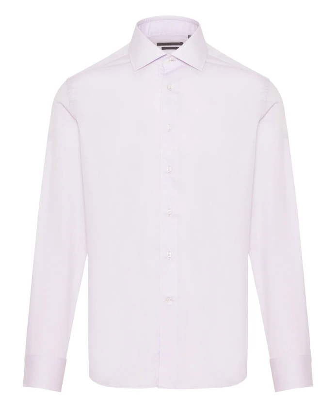 

Итальянская хлопковая рубашка Corneliani, фиолетовый