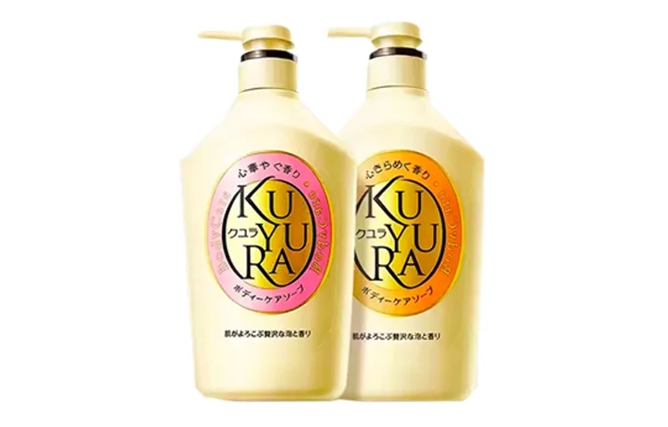 Набор для ухода за кожей KEYOURAN Beauty Skin Shower Gel с успокаивающим и ароматическим эффектом, 2 флакона KUYURA, Xinyi Fragrance 550ml + Blossom Love 550ml
