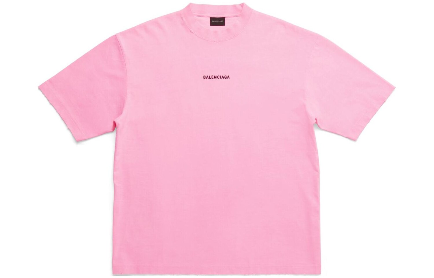 

Футболка женская Balenciaga с логотипом, розовый