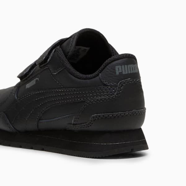Маленькие дети не любят кроссовки St Runner V4 Leather Puma, черный — фото 3