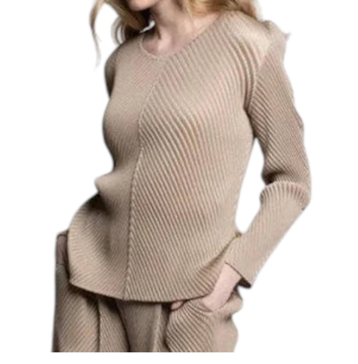 

Топ с круглым вырезом и шевронной плиссировкой в ​​Дижоне Picadilly, Dijon