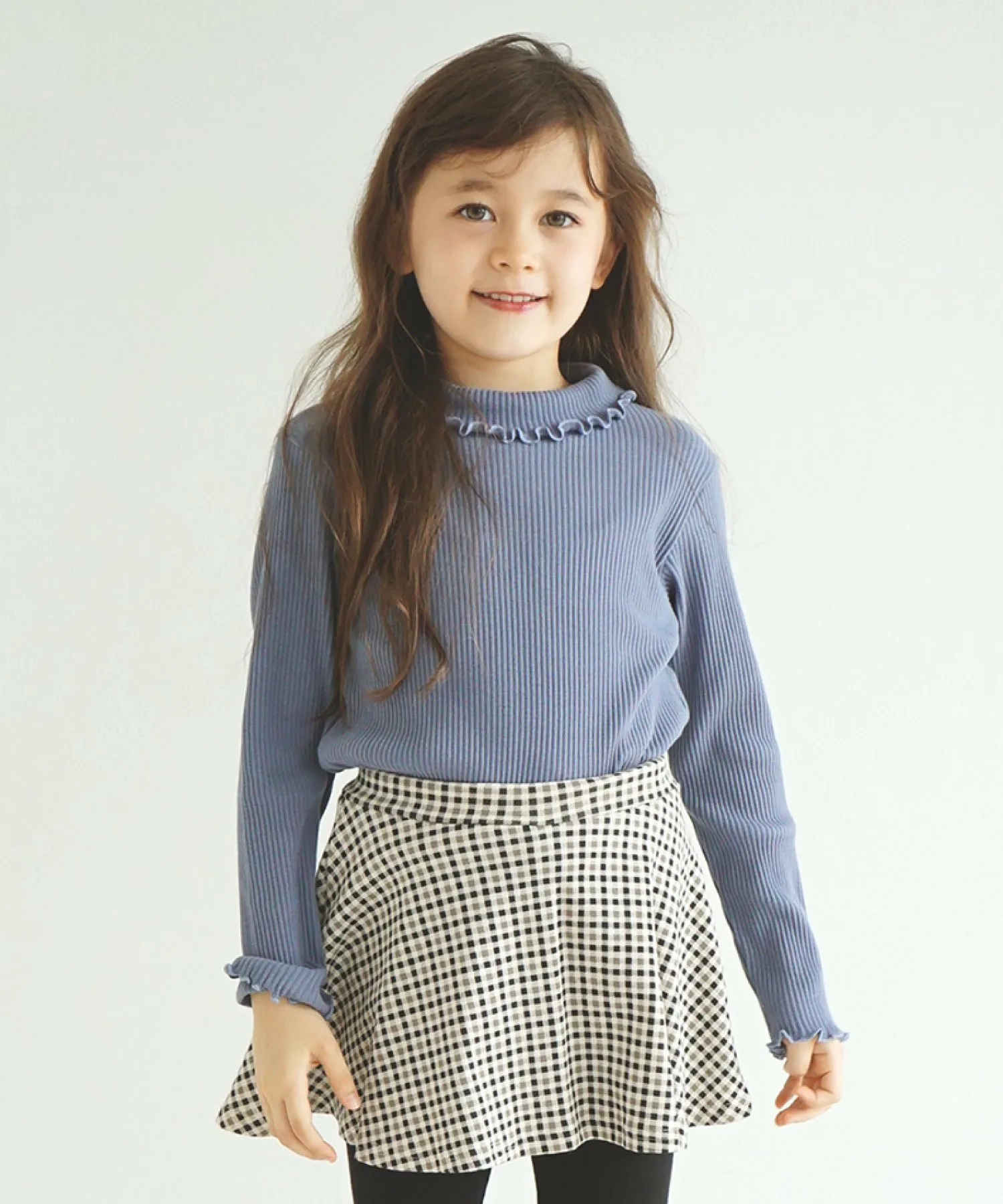 Водолазка в рубчик Ever Closet, Matte Blue