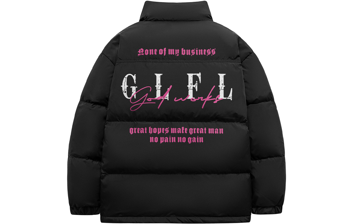 

Пуховик Unisex GLFL, Сияющий черный Улучшенный