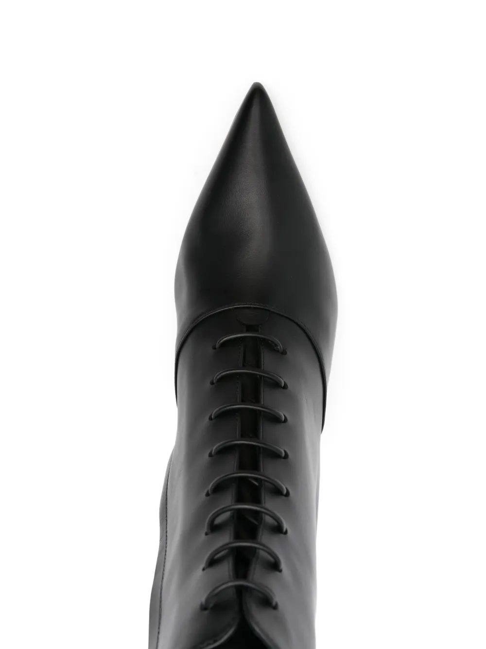 Ботильоны Morganne 55 с заостренным носком Gianvito Rossi, черный — фото 4