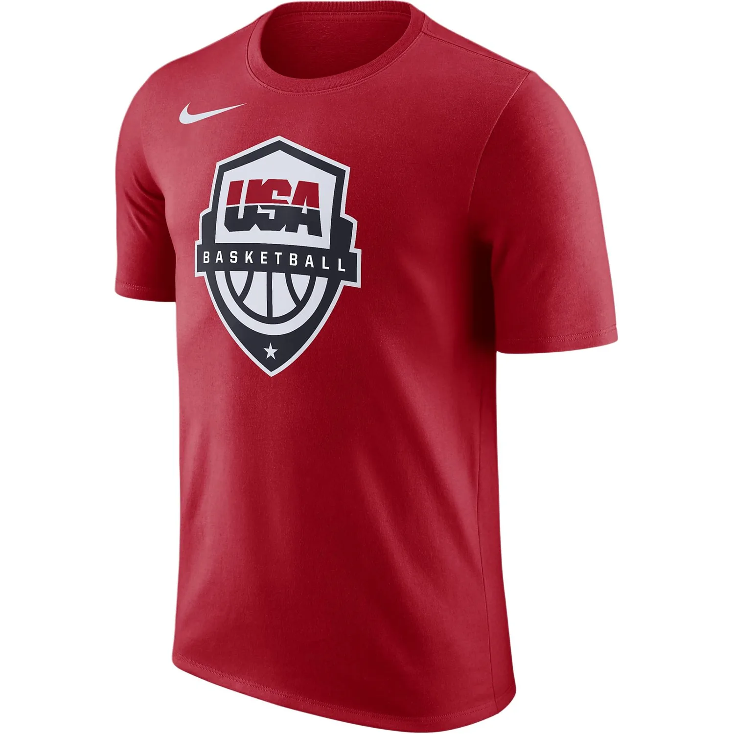 Футболка баскетбольная мужская Usab Dri-FIT Nike, красный белый — фото 3