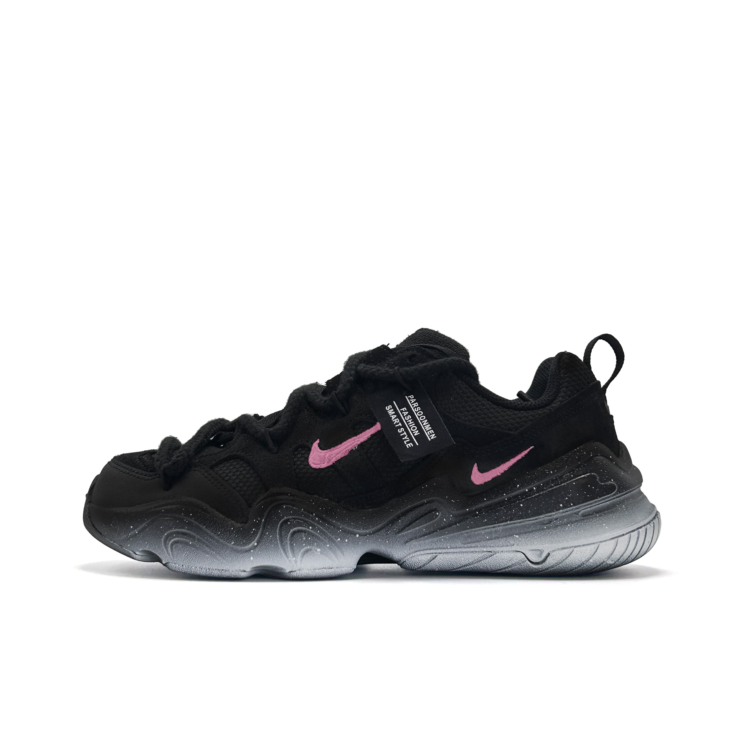 

Nike Тех Хера Кэжуал Кроссовки Унисекс Лоу-топ Розовые - Черные, цвет Black