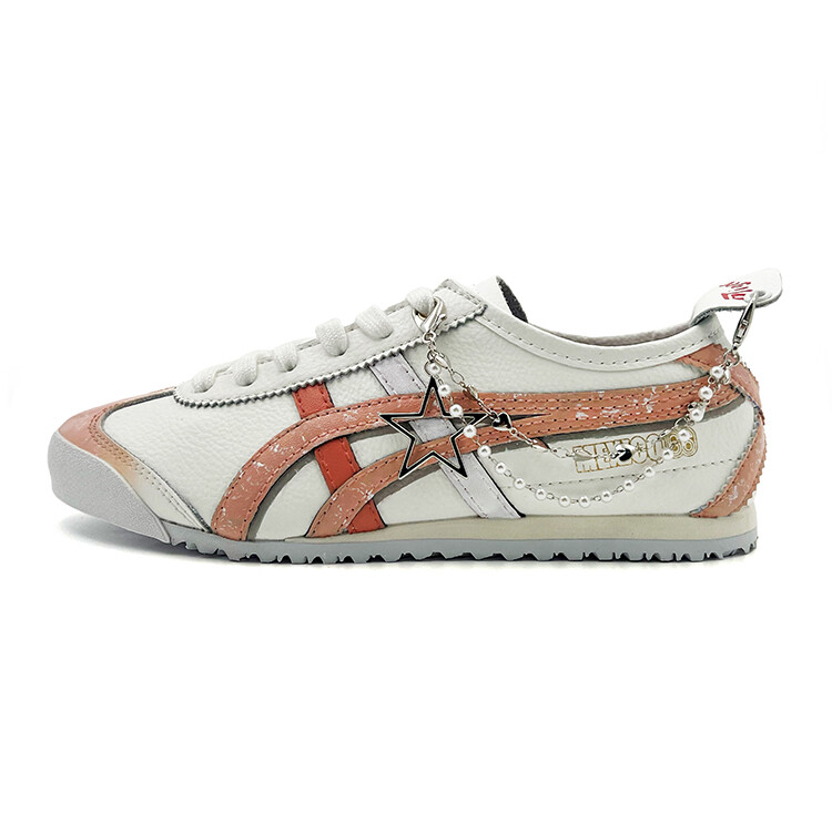 

Кроссовки Onitsuka Tiger MEXICO 66 Lifestyle Shoes Unisex Low-top White/Orange, белый/оранжевый