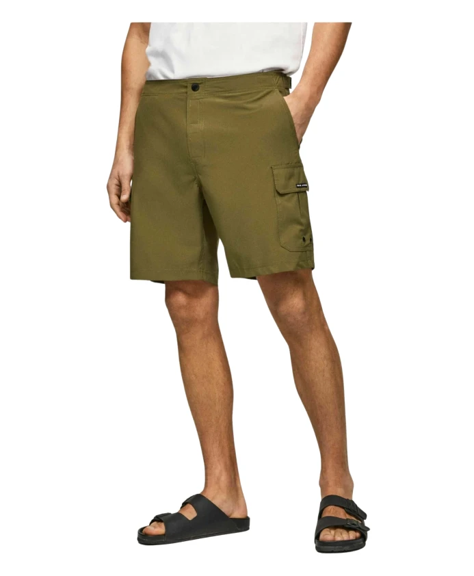 

Короткие шорты Fergus Pepe Jeans, зеленый