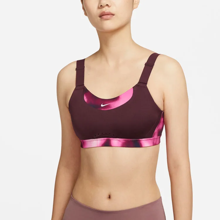 Nike Спортивное белье женское яркий бордовый красный умеренный — фото 4