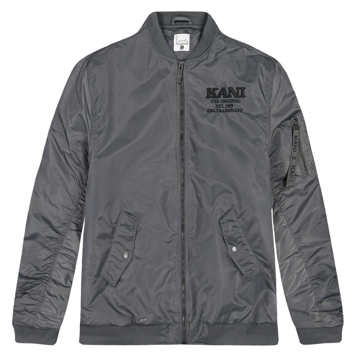 

Куртка Chest Retro Bomber Jacket Karl Kani, цвет Anthrazit