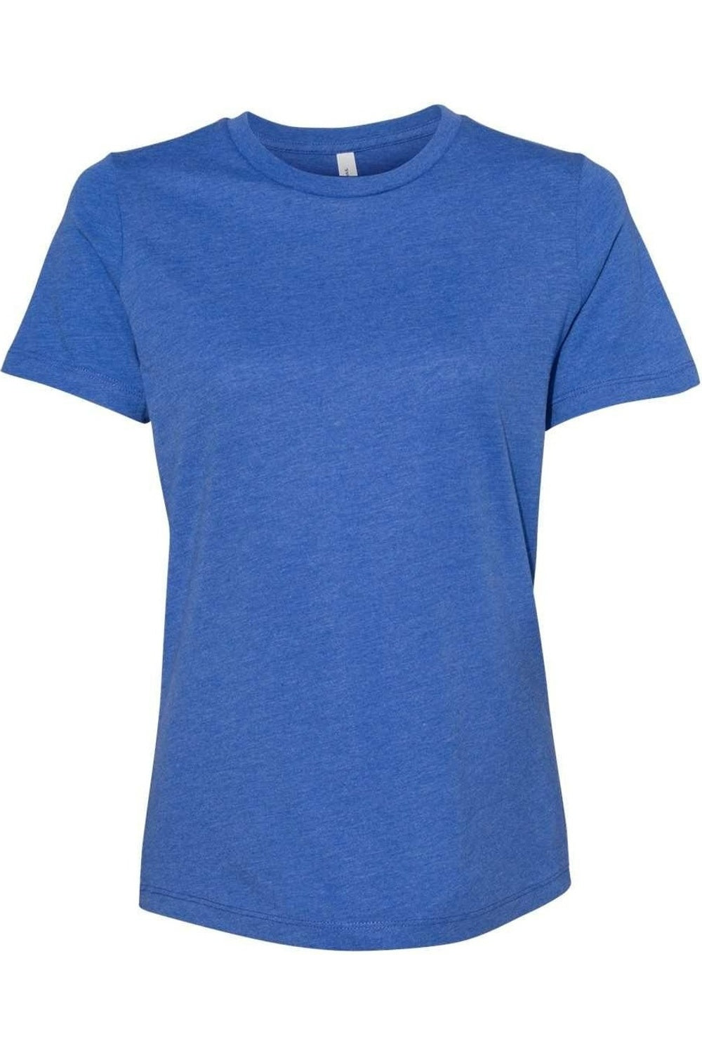 

Женская свободная футболка BELLA + CANVAS Heather CVC, цвет heather true royal