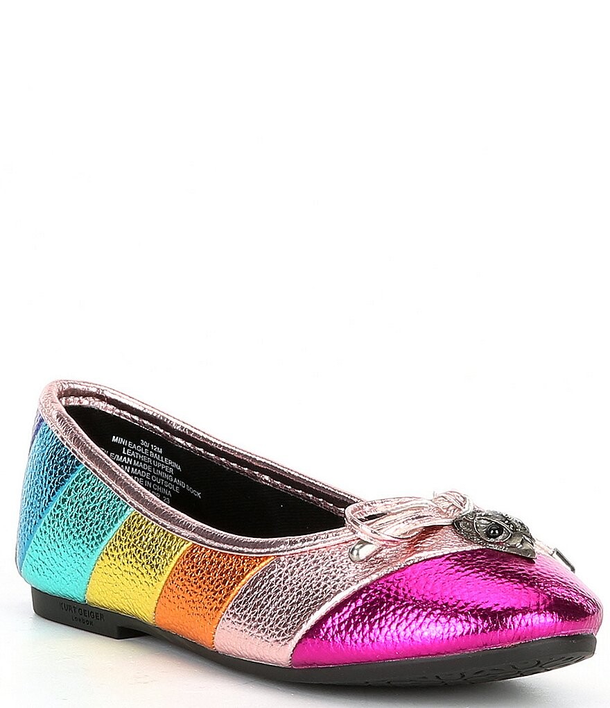 

Балетки Eagle для девочек Kurt Geiger London (Молодежь), розовый