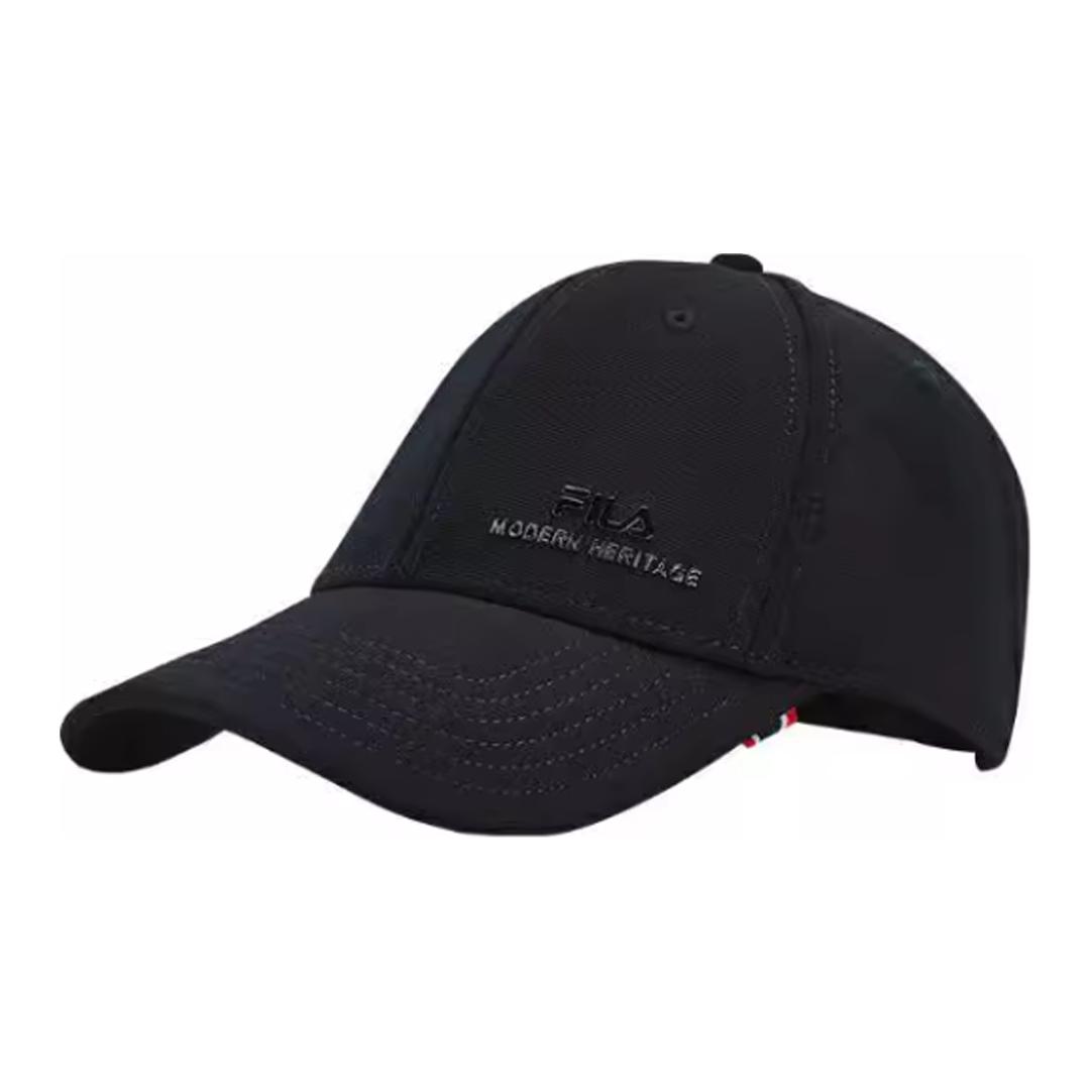 

FILA Бейсболка из полиэстера и эластана унисекс черная, Black
