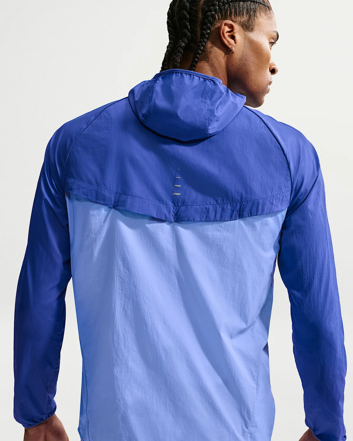 Мужская ветровка Nike Stride Repel UV для бега, Lapis/Royal Pulse — фото 2