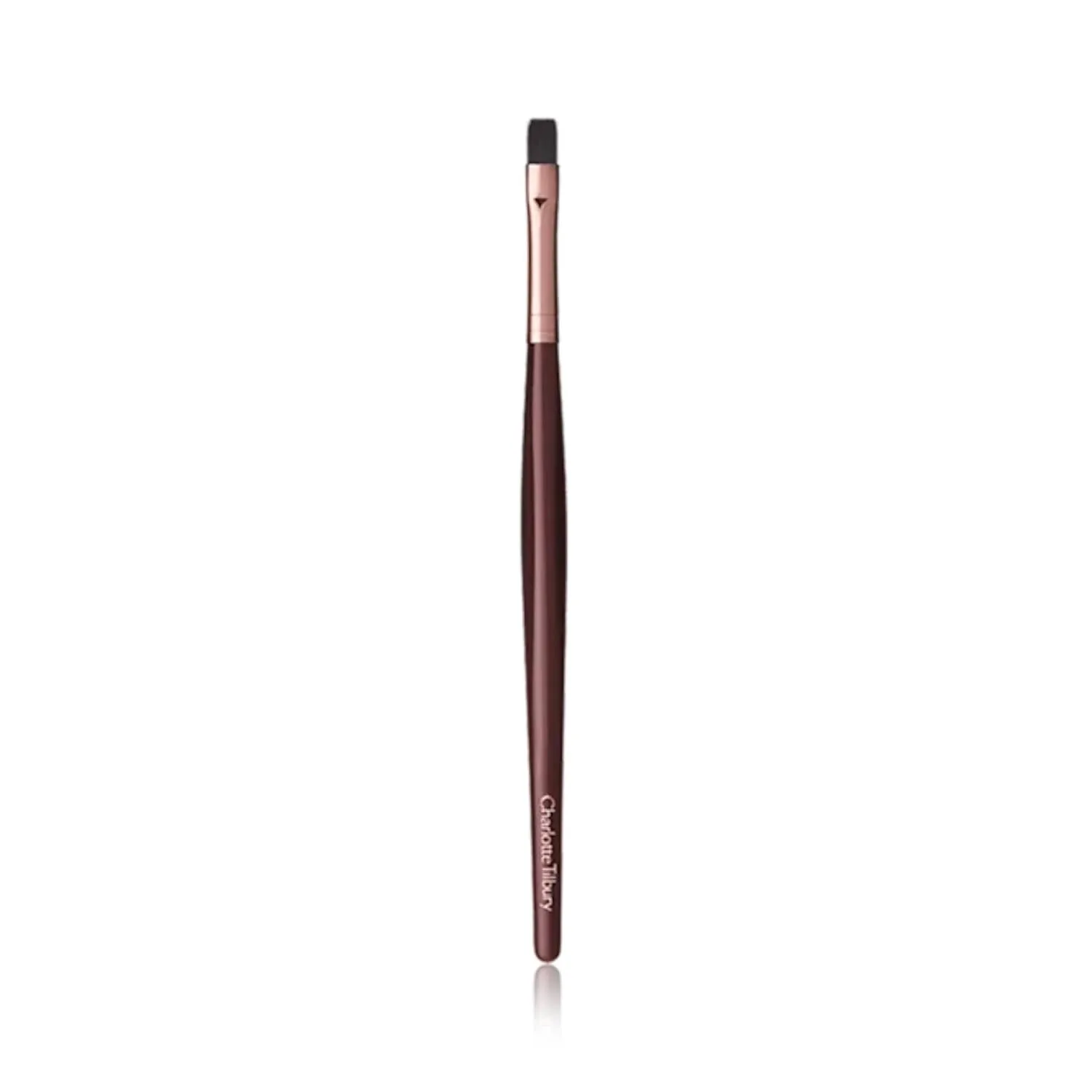 Кисть для губ Charlotte Tilbury - точная кисть для помады с квадратным кончиком для безупречного нанесения - изготовлена из щетины ручной работы., Rose Gold & Night Crimson