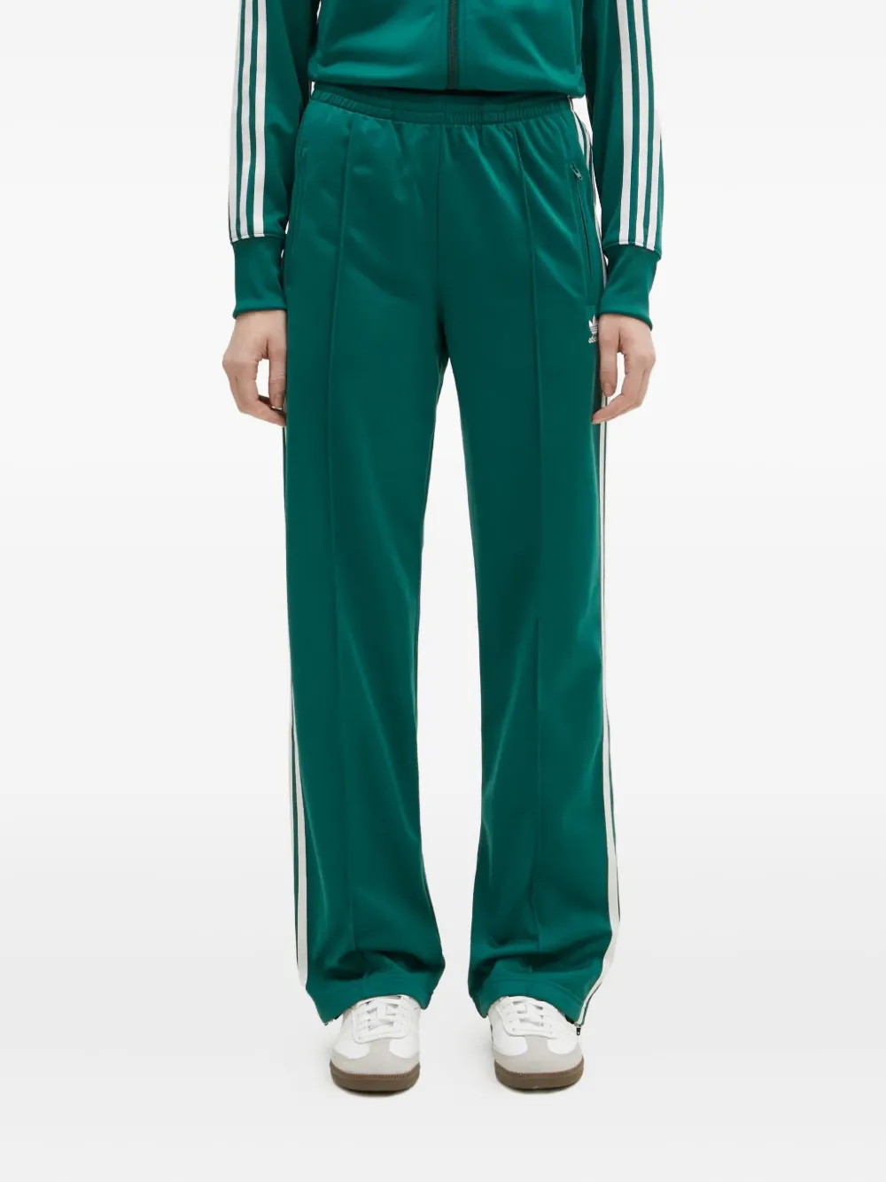 

Спортивные брюки с лампасами Adidas, зеленый
