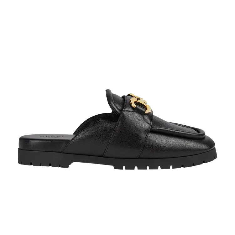 Кроссовки Gucci Wmns Horsebit Mule, черный
