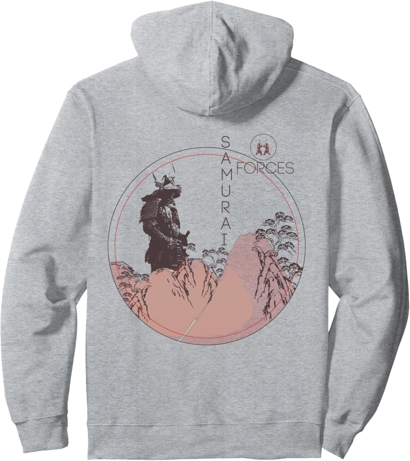 

Худи с надписью «Самурайский кодекс, образ жизни, воин, японский бусидо», подарок на день рождения Japanese Bushido Code Julib Tees, серый