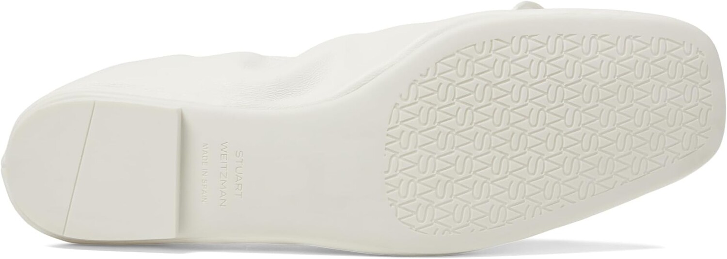 Туфли на плоской подошве Stuart Weitzman Bardot Bow Flat, цвет Cream — фото 3