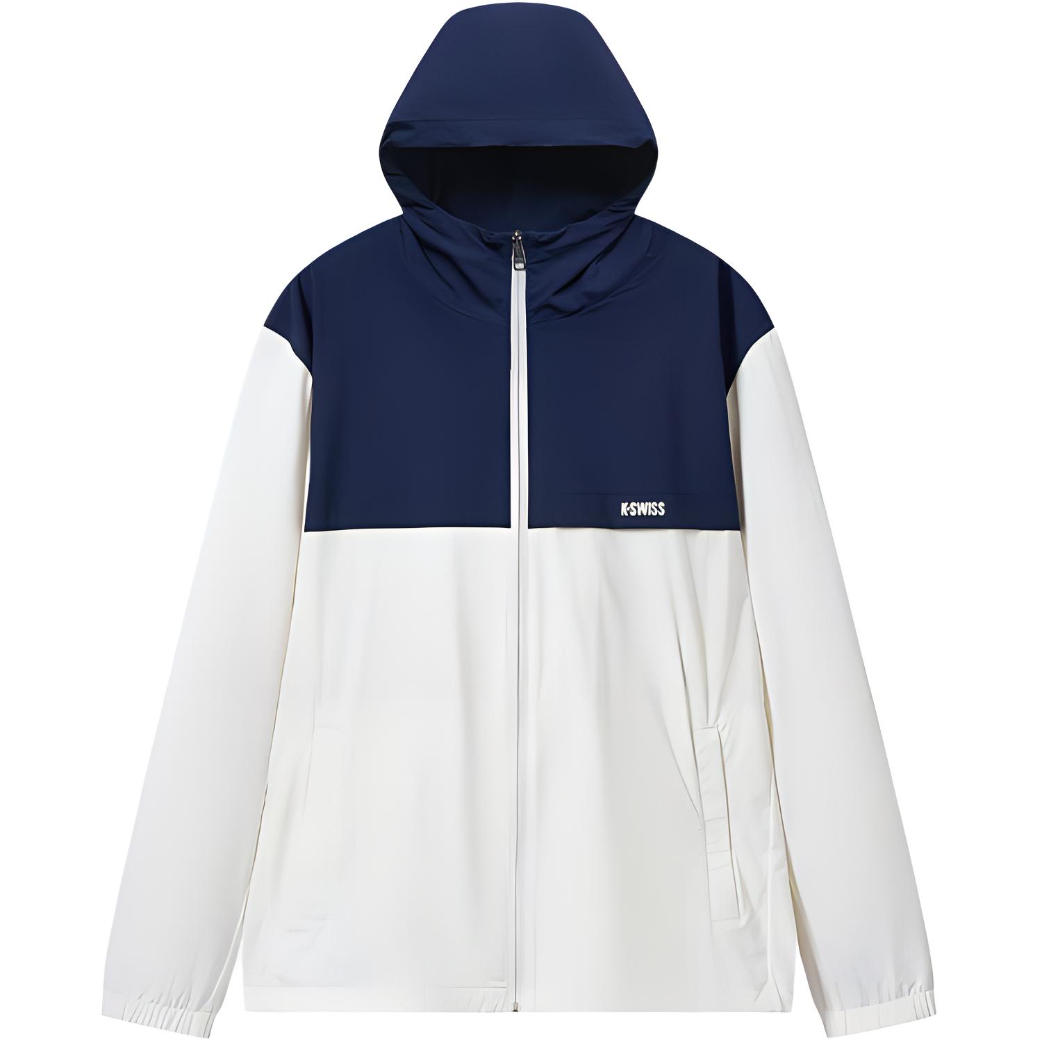 

K·SWISS Куртка KSWISS мужская бело-голубая, White Blue Combo