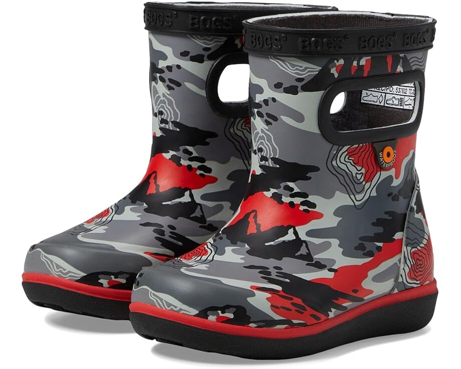 

Ботинки Bogs Kids Skipper II Topo Camo, черный мульти