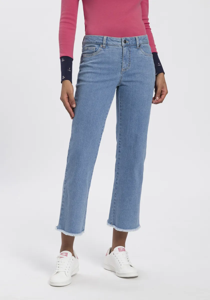 

KangaROOS Джинсы с 5 карманами "DENIM CULOTTE", цвет Blue-Bleached