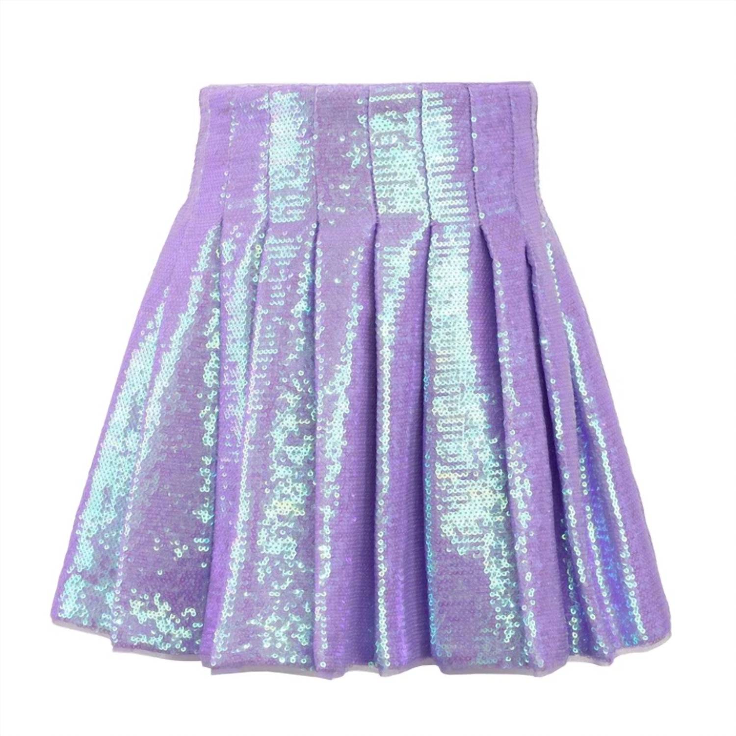 

Lola + The Boys Детская юбка с блестящими пайетками фиолетового цвета