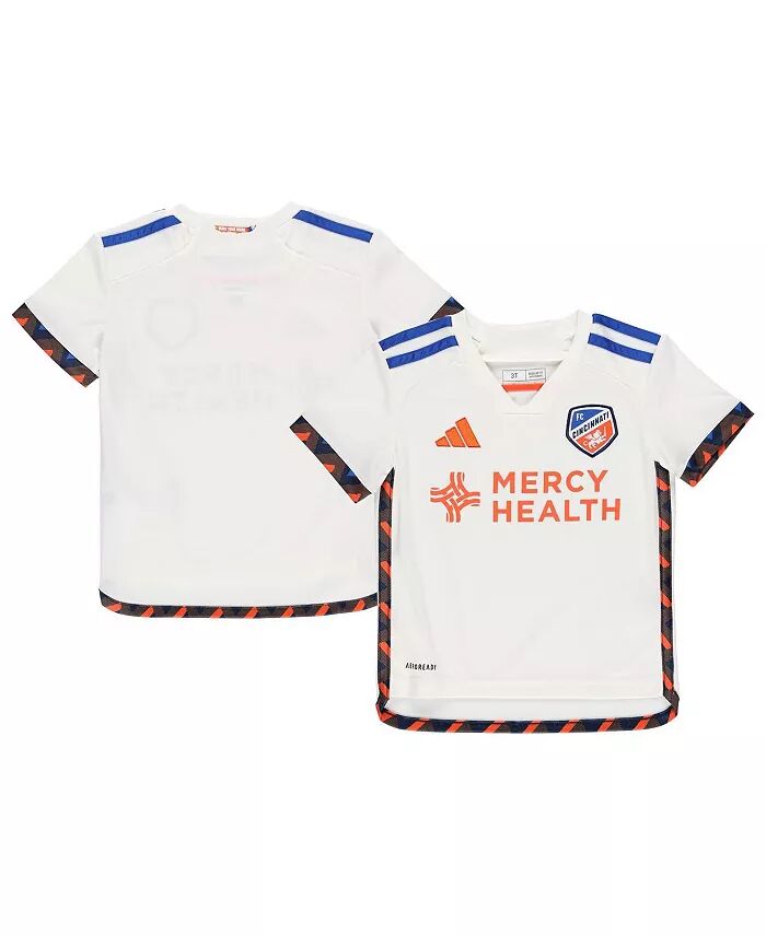 

Футболка AEROREADY команды Toddler White FC Cincinnati 2024 adidas
