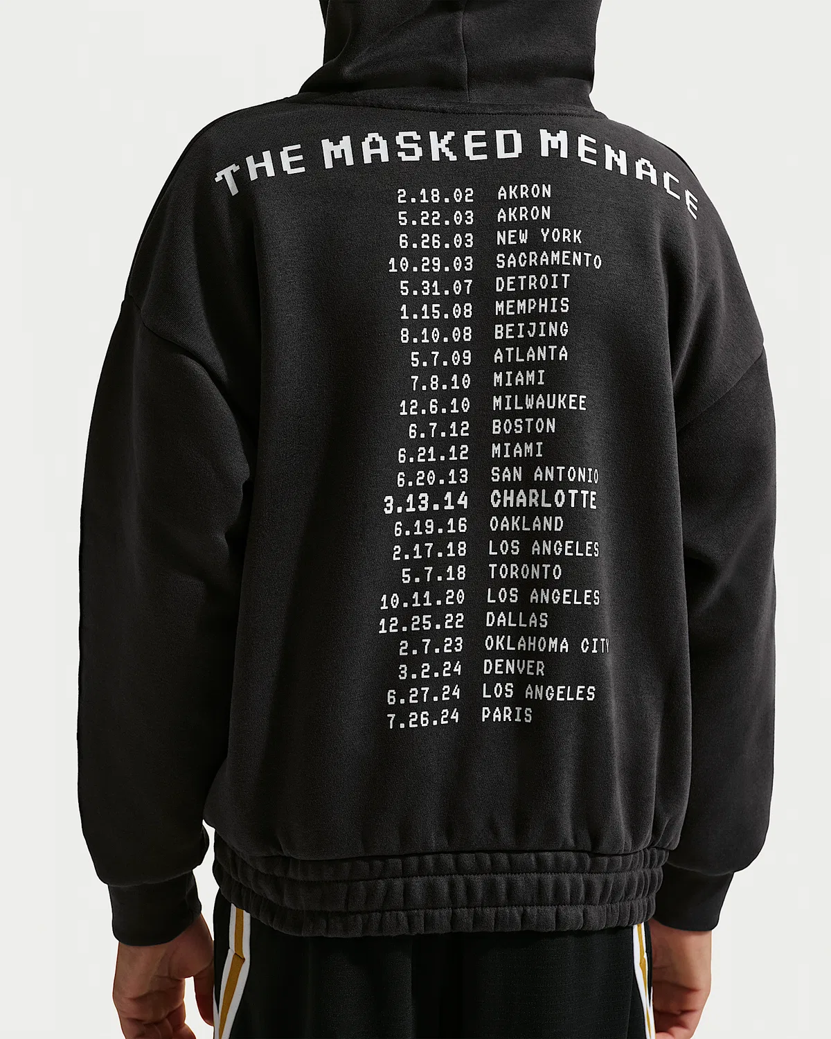 Детская толстовка LeBron "Masked Menace", Off Noir/White — фото 2