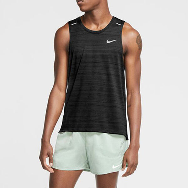 Спортивная футболка men's dri-fit black vest Nike, черный — фото 3