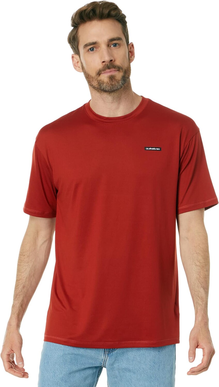 

Плавки Quiksilver Omni Session Short Sleeve Surf Tee, цвет Red Ochre