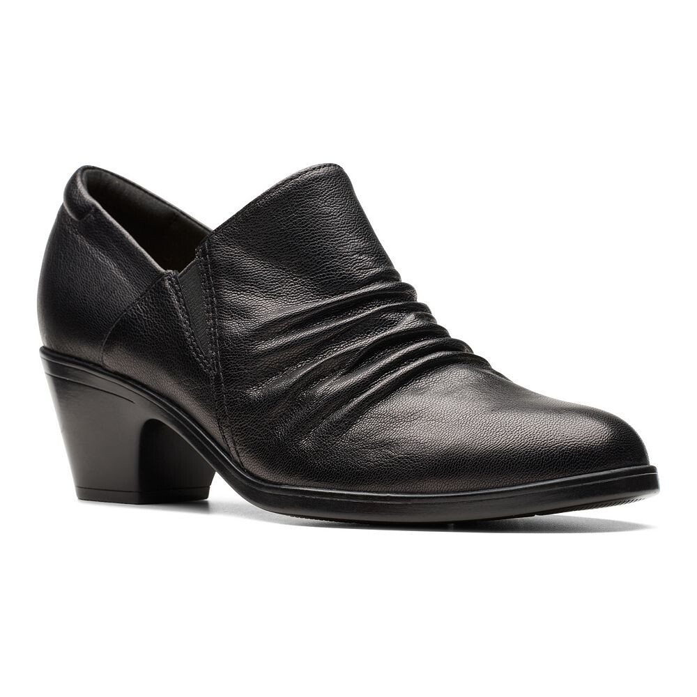 Женские ботильоны Clarks Emily 2 Cove из кожи, черный