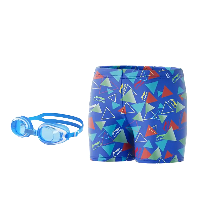 

Детский купальник LINING, 221 Colorful Blue[Swimming Shorts+Swim Goggles Two-Piece Set]