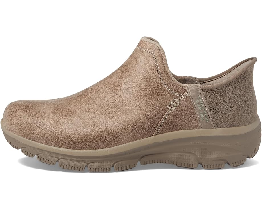 Ботинки женские SKECHERS Easy Going низкие из экокожи, серо-коричневый — фото 4